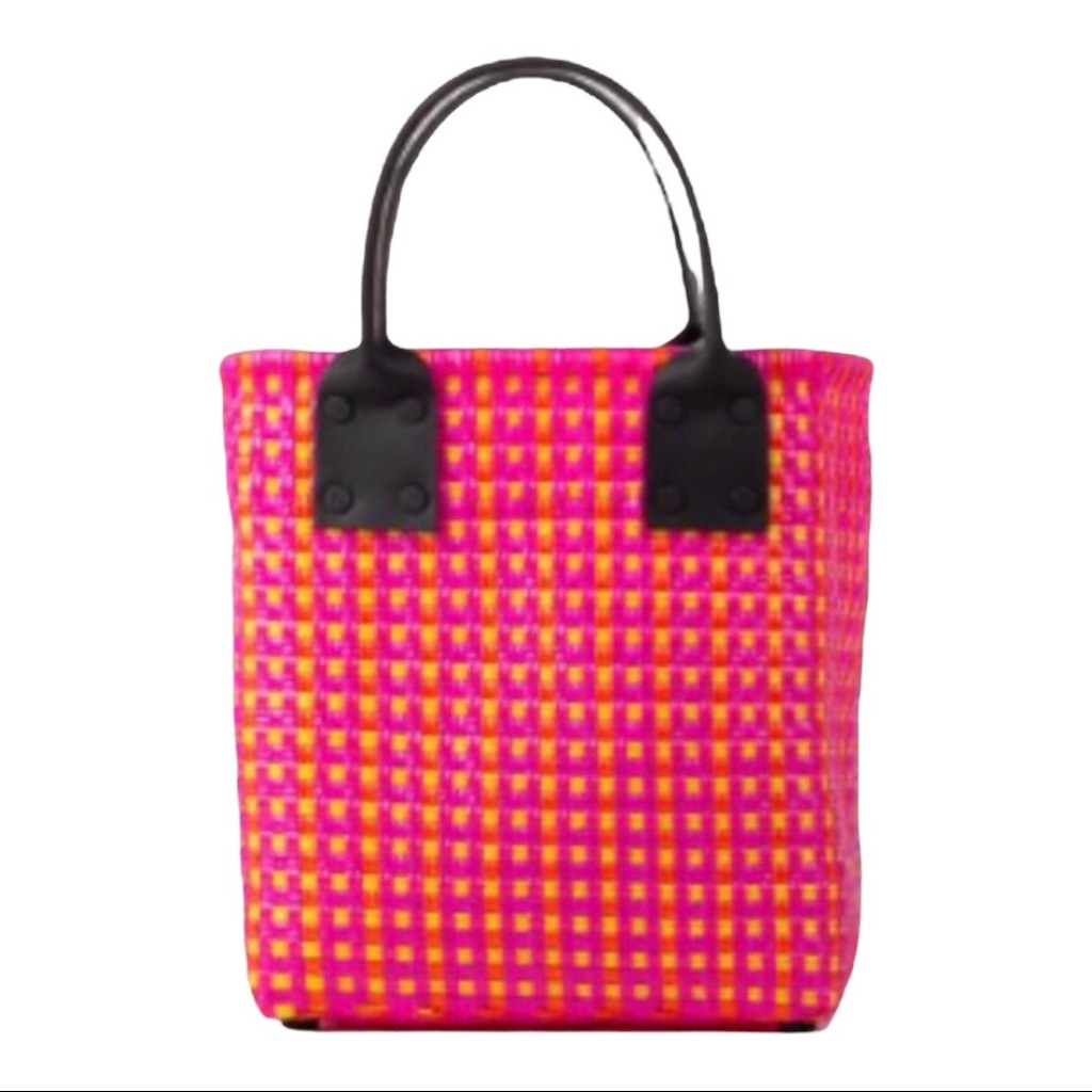 Truss Handwoven Tote | Hand Bag Pink Orange Yellow Bag